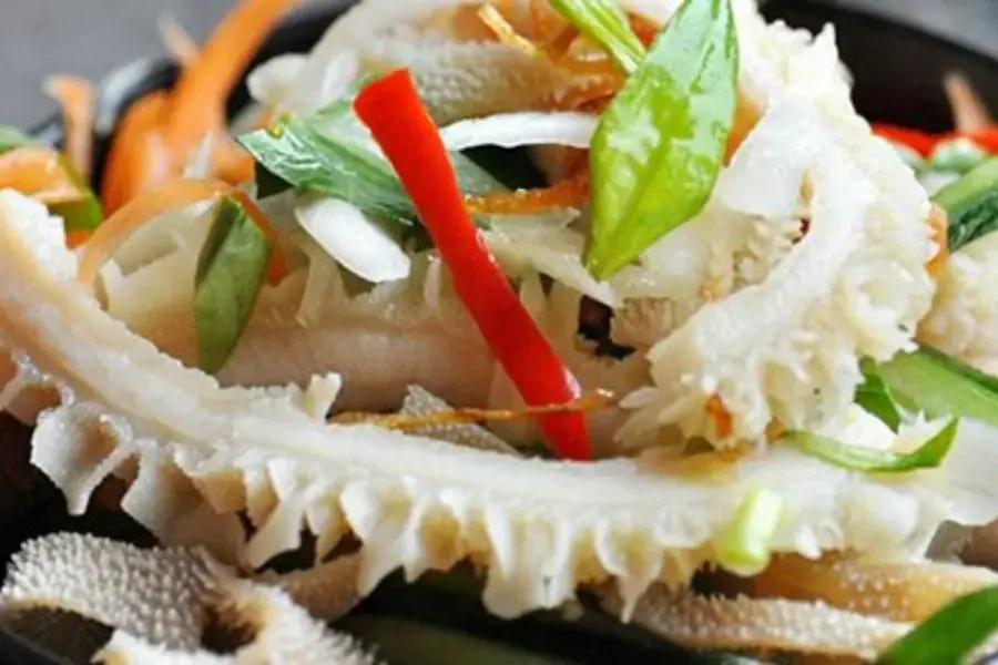 Sách bò hấp gừng