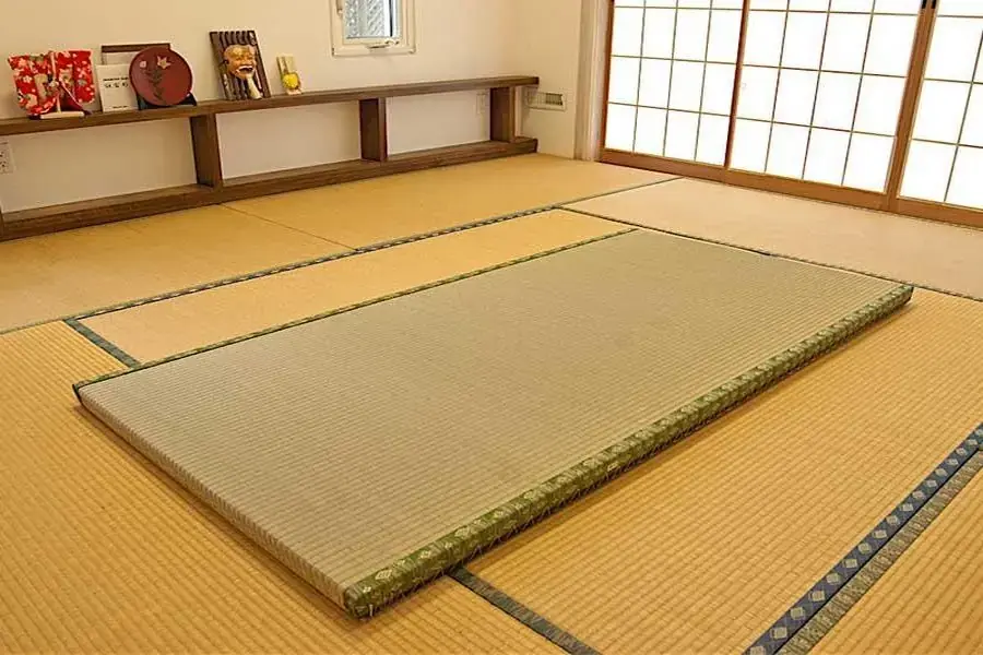 Chiếu Tatami làm từ chất liệu tự nhiên 