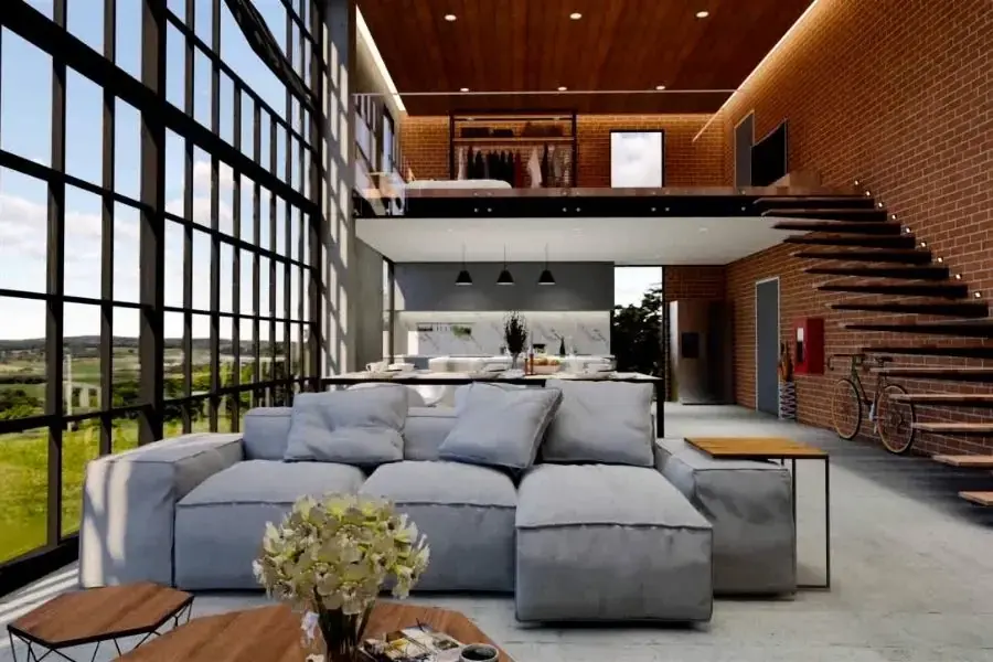 Căn hộ Duplex là loại căn hộ được xây dựng trên hai tầng liền kề nhau