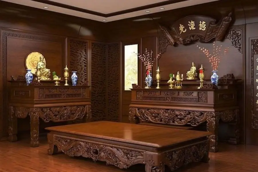 Bài trí và sắp xếp đồ đạc để mang lại may mắn.