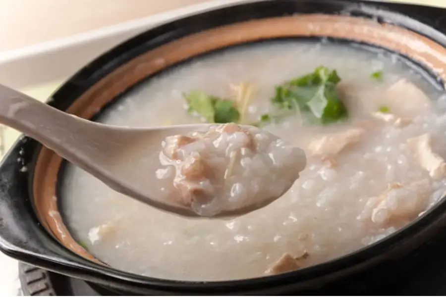 Cháo ghẹ bí ngô cho bé ăn dặm