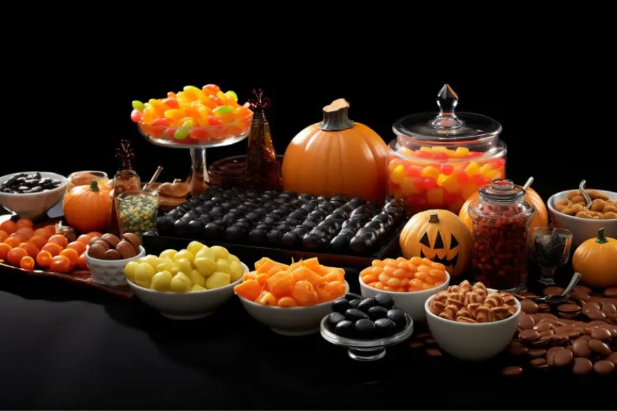 Ý tưởng trang trí mẫu bàn tiệc Halloween đẹp số 15.