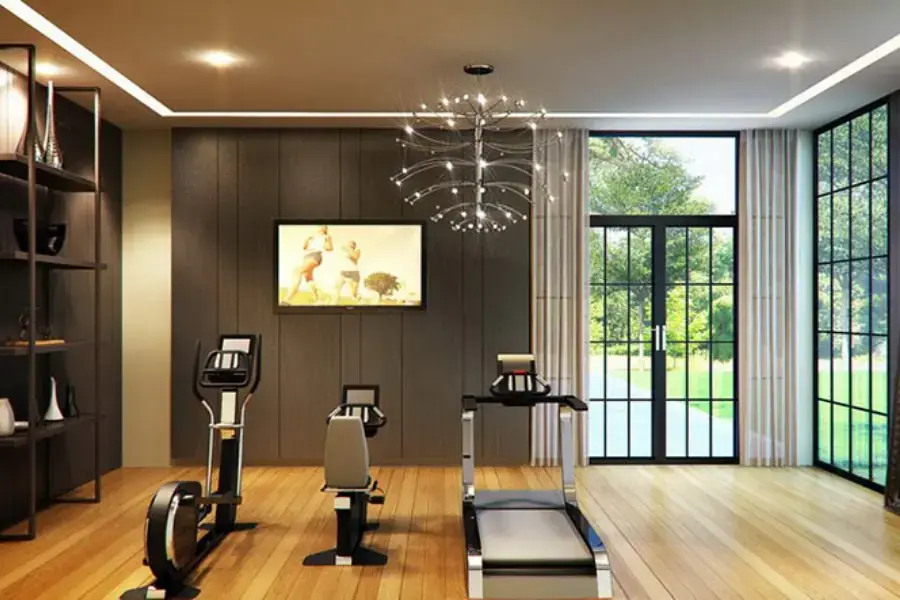 Sử dụng cửa kính để phòng gym thêm thoáng mát hơn