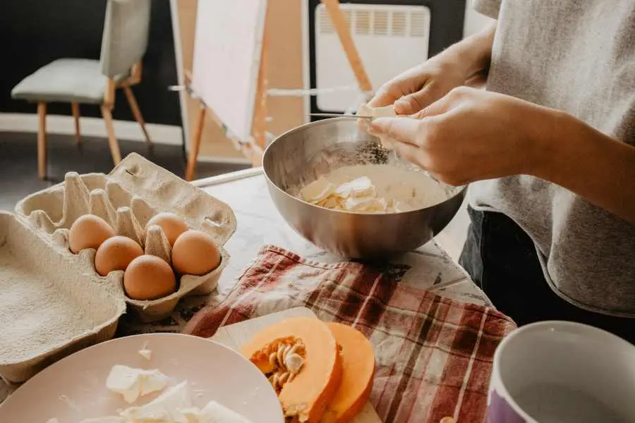 Những chuẩn bị những nguyên liệu cho vỏ bánh trung thu.