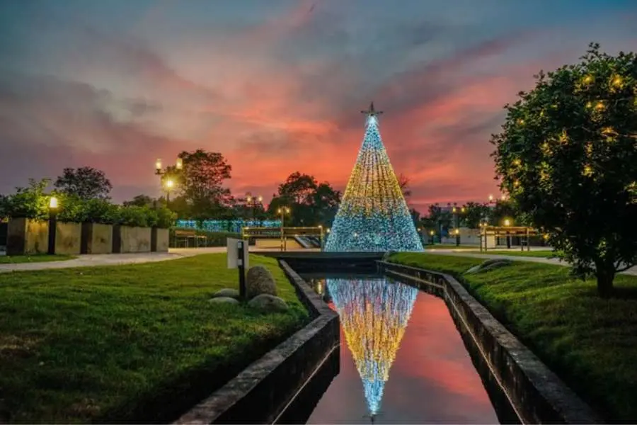 Midori Park là địa điểm đi chơi Noel ở Bình Dương lý tưởng dành cho những tín đồ sống ảo.