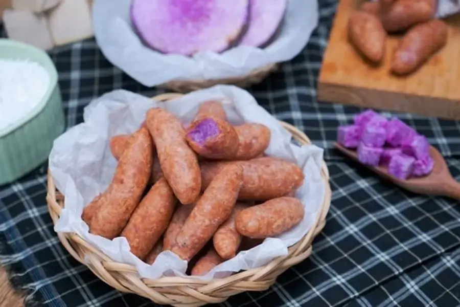 Bánh khoai mỡ được làm từ bột năng
