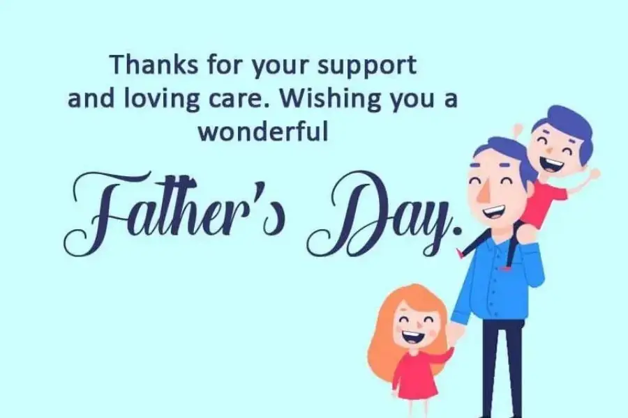 Cảm ơn Cha đã luôn hỗ trợ và yêu thương các con