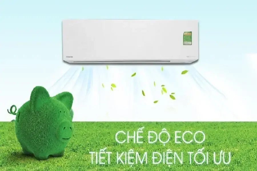 Bật chế độ ECO giúp cho bạn tiết kiệm được điện năng tiêu thụ