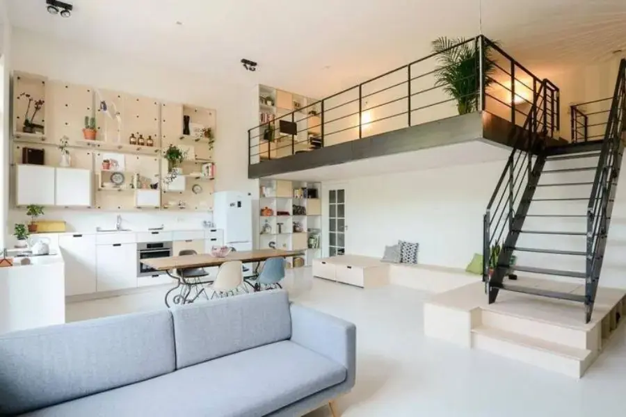 Mẫu thiết kế phòng ngủ gác lửng cho nhà ở chung cư