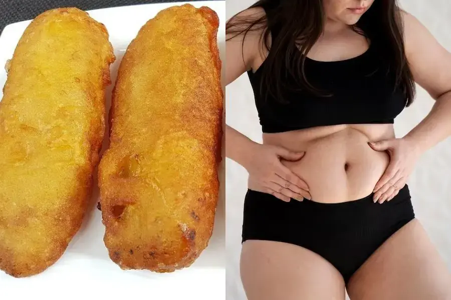 Chuối chiên có hàm lượng chất béo rất cao nên có khả năng gây béo phì.