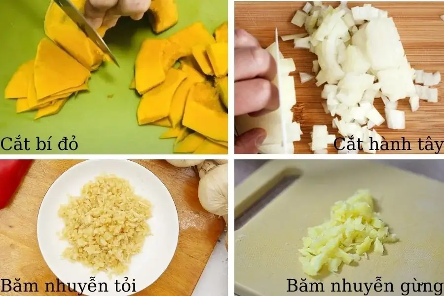 Các bước sơ chế nguyên liệu