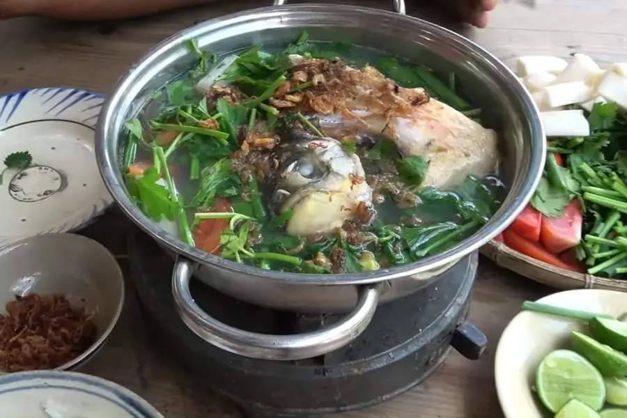 Lẩu cá bò ấm bụng những ngày mưa