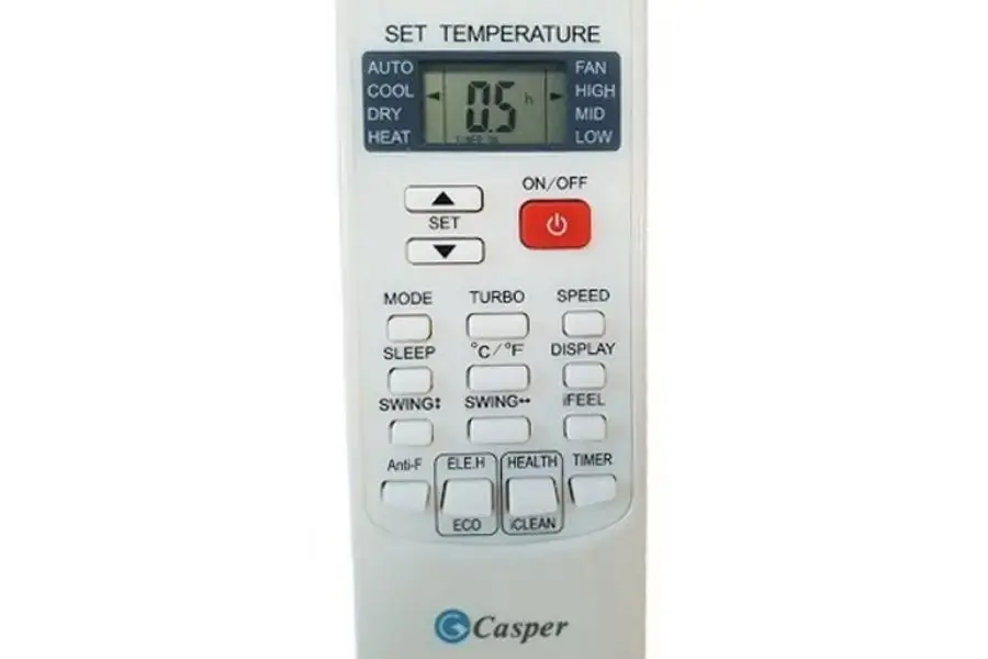 Các nút và chức năng của một chiếc điều khiển điều hòa Casper