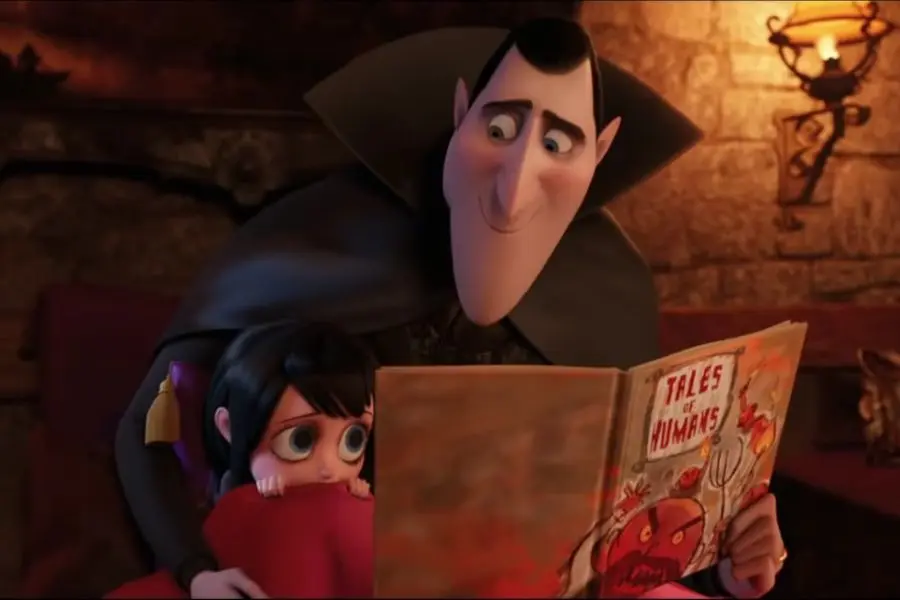 Bá tước Dracula và cô con gái Mavis.