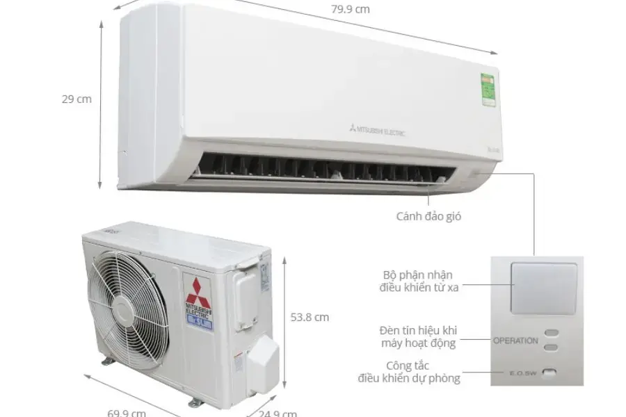 Máy lạnh Mitsubishi có độ bền cao