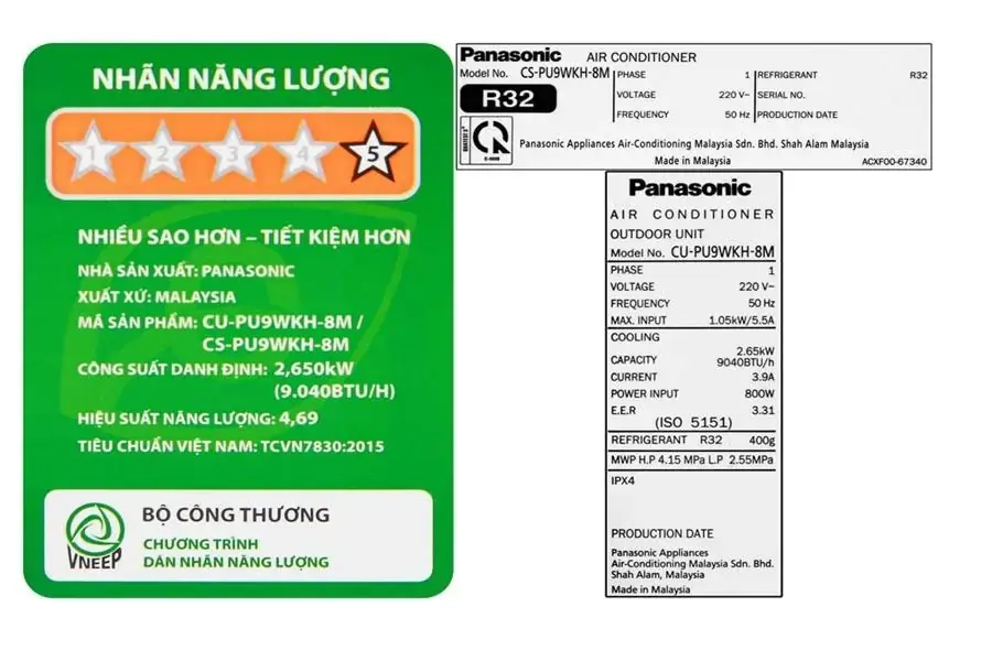 Xác định tên của máy lạnh trong gia đình bạn nhờ tem năng lượng