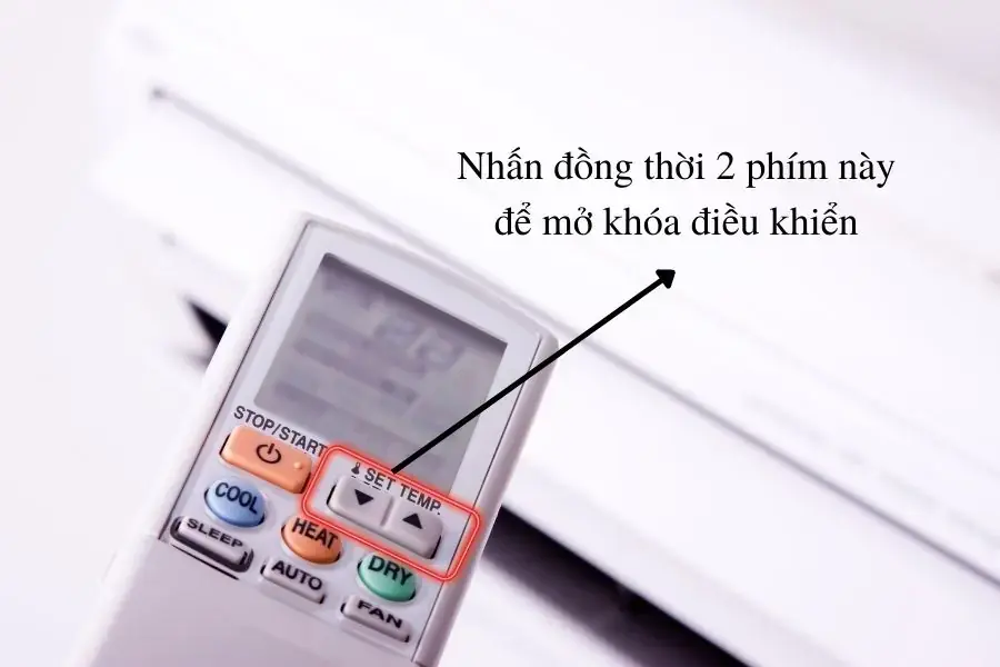 Hướng dẫn mở khóa điều hòa Casper