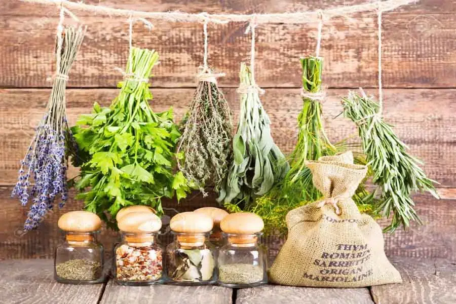 Các loại thảo mộc khô sẽ loại bỏ đi mùi hôi trong căn phòng và giúp tinh thần bạn trở nên thoải mái hơn. (Nguồn: Preview.123rf.com)