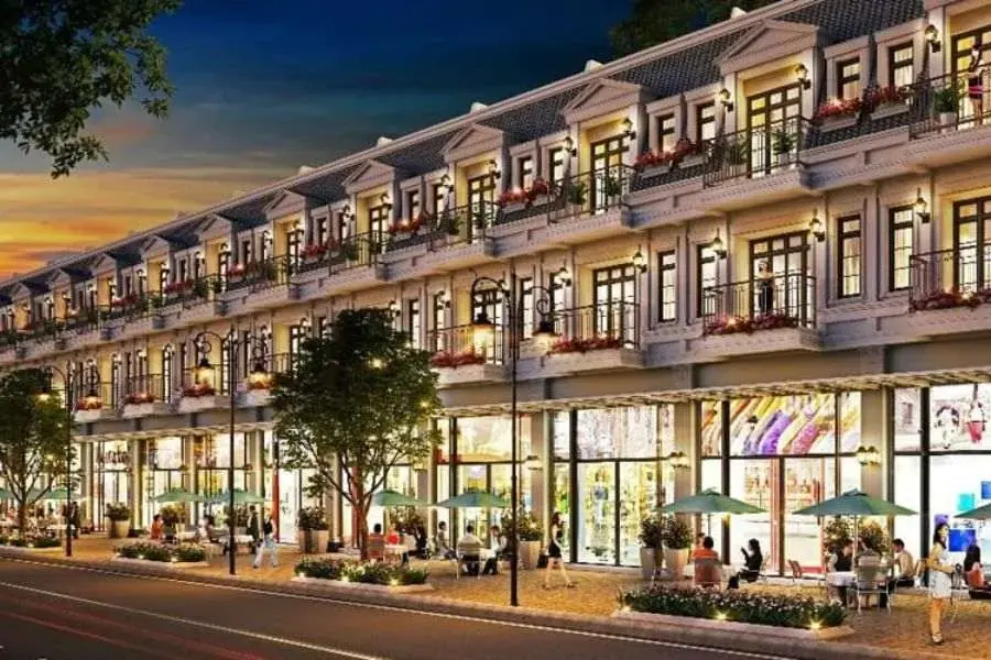 Căn hộ Shophouse nằm tại vị trí sầm uất và tấp nập