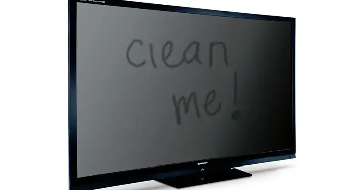 Màn hình TV bị bám bụi bẩn ảnh hưởng đến khả năng hiển thị (Nguồn: thecomputerwarriors)