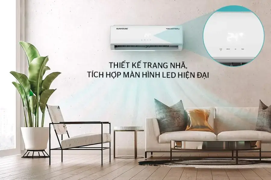 Máy lạnh thương hiệu Sunhouse được người tiêu dùng đánh giá cao về thiết kế