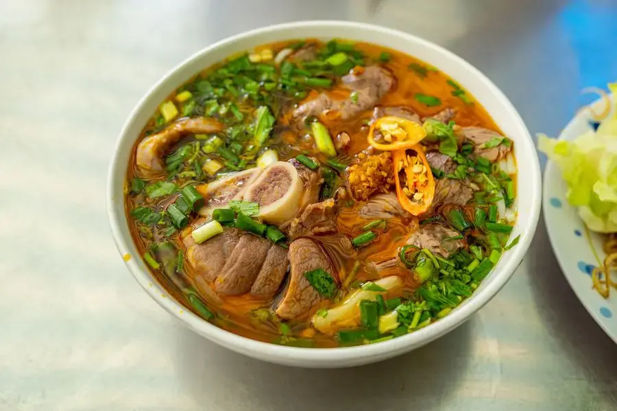 Bún bò Huế là món ăn sáng ngon nhất tại miền Trung