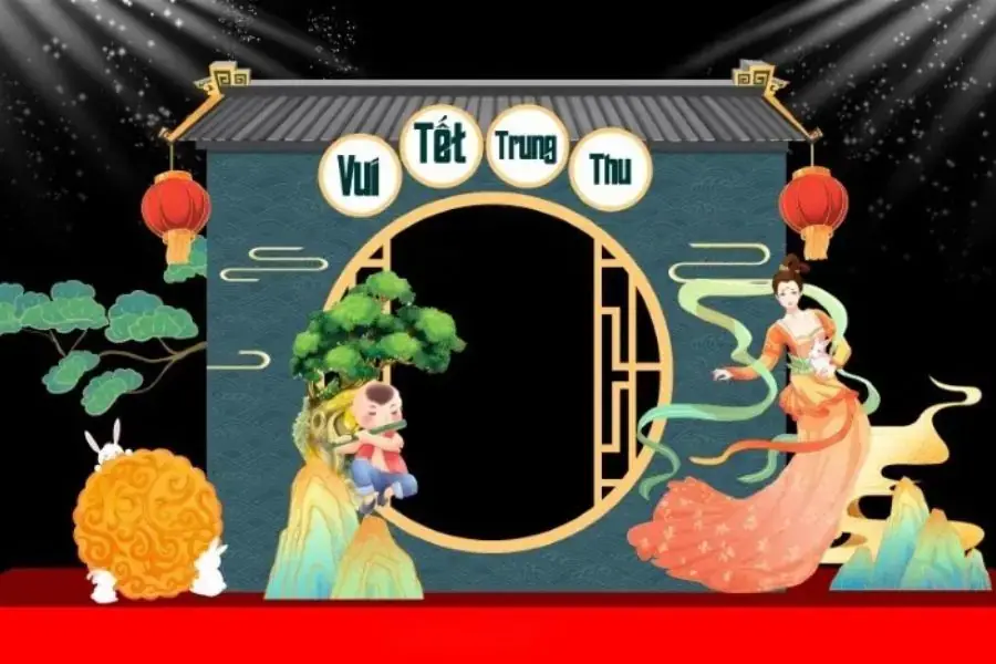Chủ đề về chị Hằng, chú Cuội phổ biến, gần gũi.