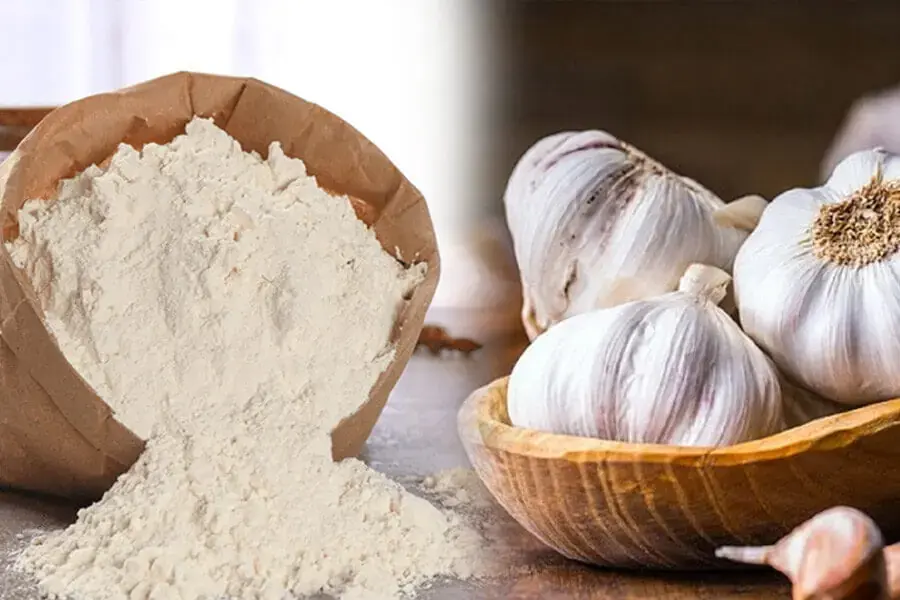 Sử dụng bột mì và tỏi là cách khử mùi tốt cho gỗ và cả mùi sơn tường (nguồn: Bách hóa xanh)