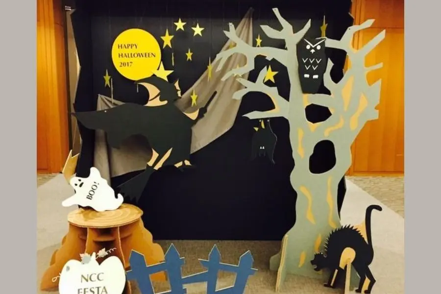 Background Halloween ma mị.