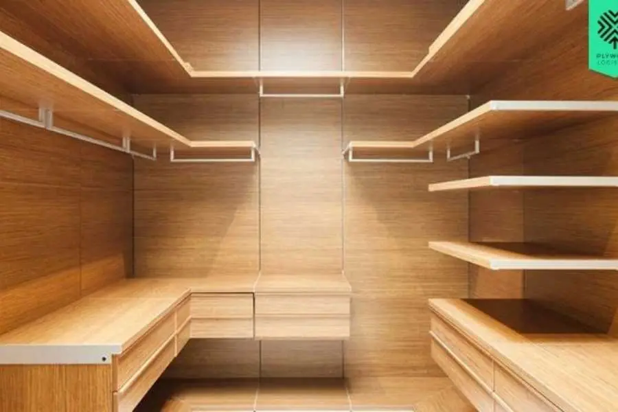 Các nội thất khác cũng được dùng Plywood để thiết kế