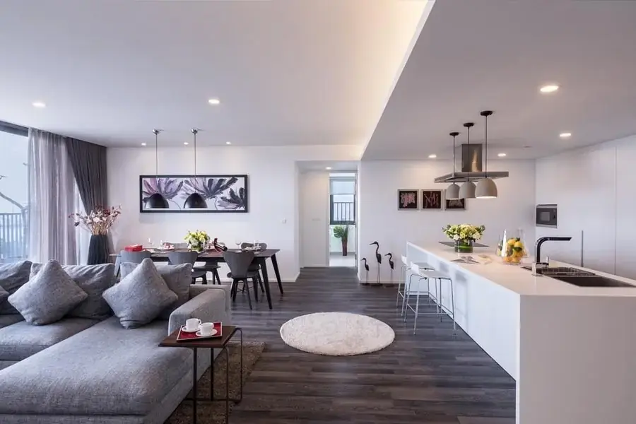 Vẻ sang trọng và hiện đại trong căn hộ cao cấp