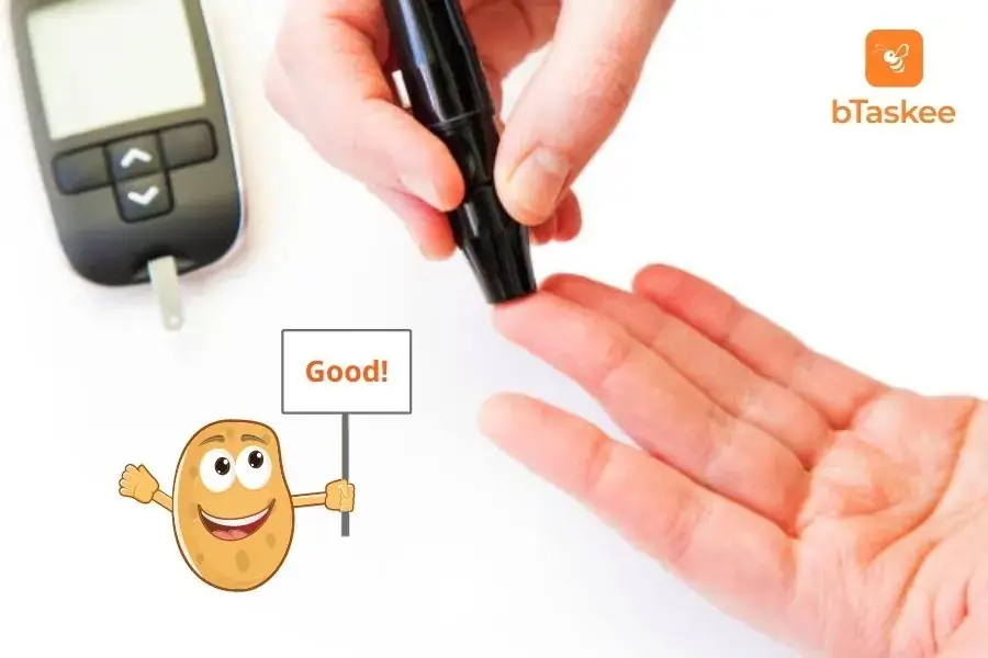 Tinh bột kháng trong khoai tây cải thiện việc kiểm soát lượng đường trong máu.