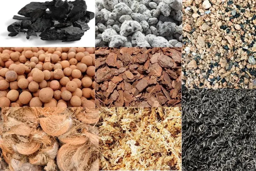 Chuẩn bị nguyên liệu để làm giá thể