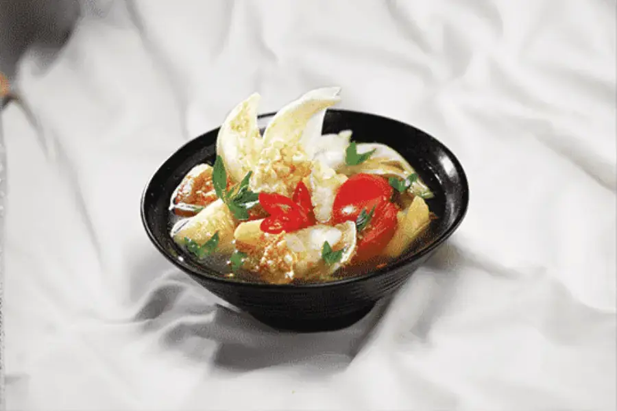 Canh chua bông so đũa chay.