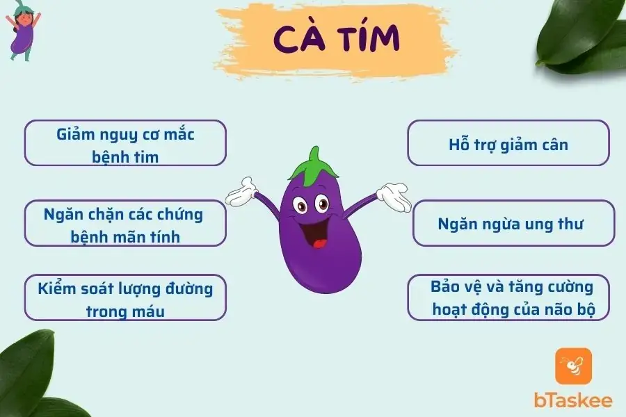 6 công dụng thần kỳ của cà tím
