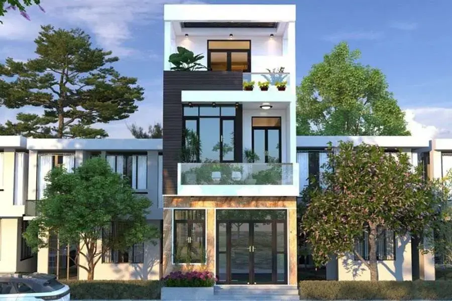 Thiết kế nhà phố hiện đại và sang trọng
