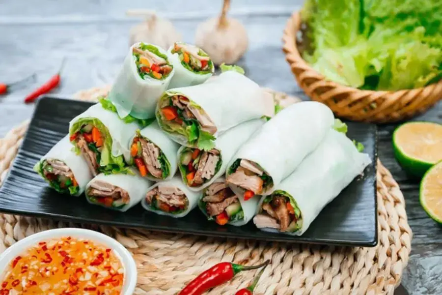 Gỏi cuốn mềm mềm, đa dạng nguyên liệu vô cùng kích thích vị giác