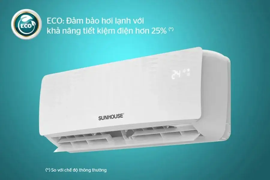 Chế độ ECO tiết kiệm điện năng
