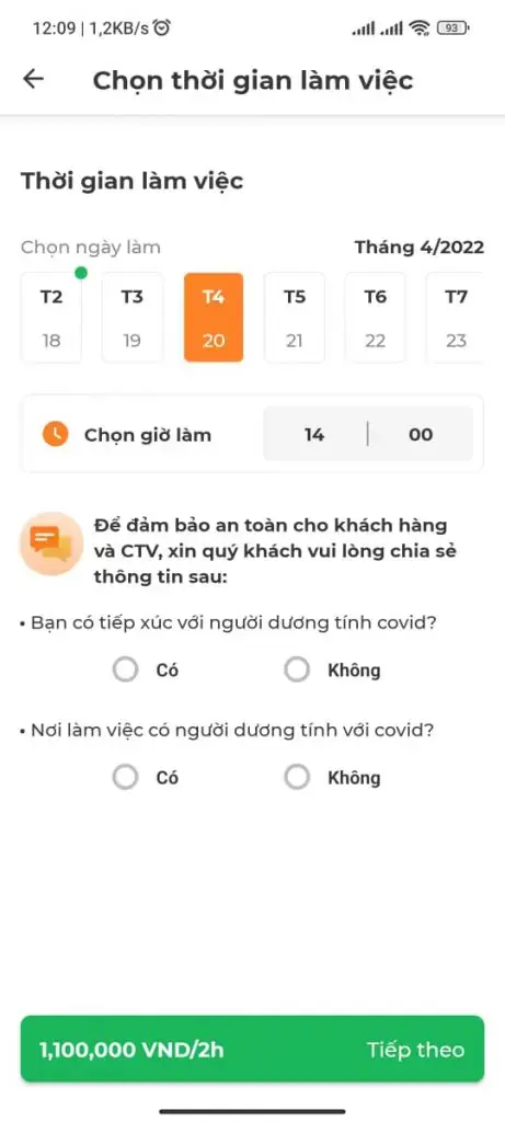 Chọn thời gian tiến hành công việc vệ sinh máy lạnh