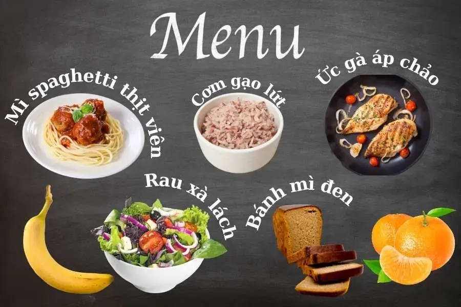 Thực đơn giảm cân eat clean ngày 7