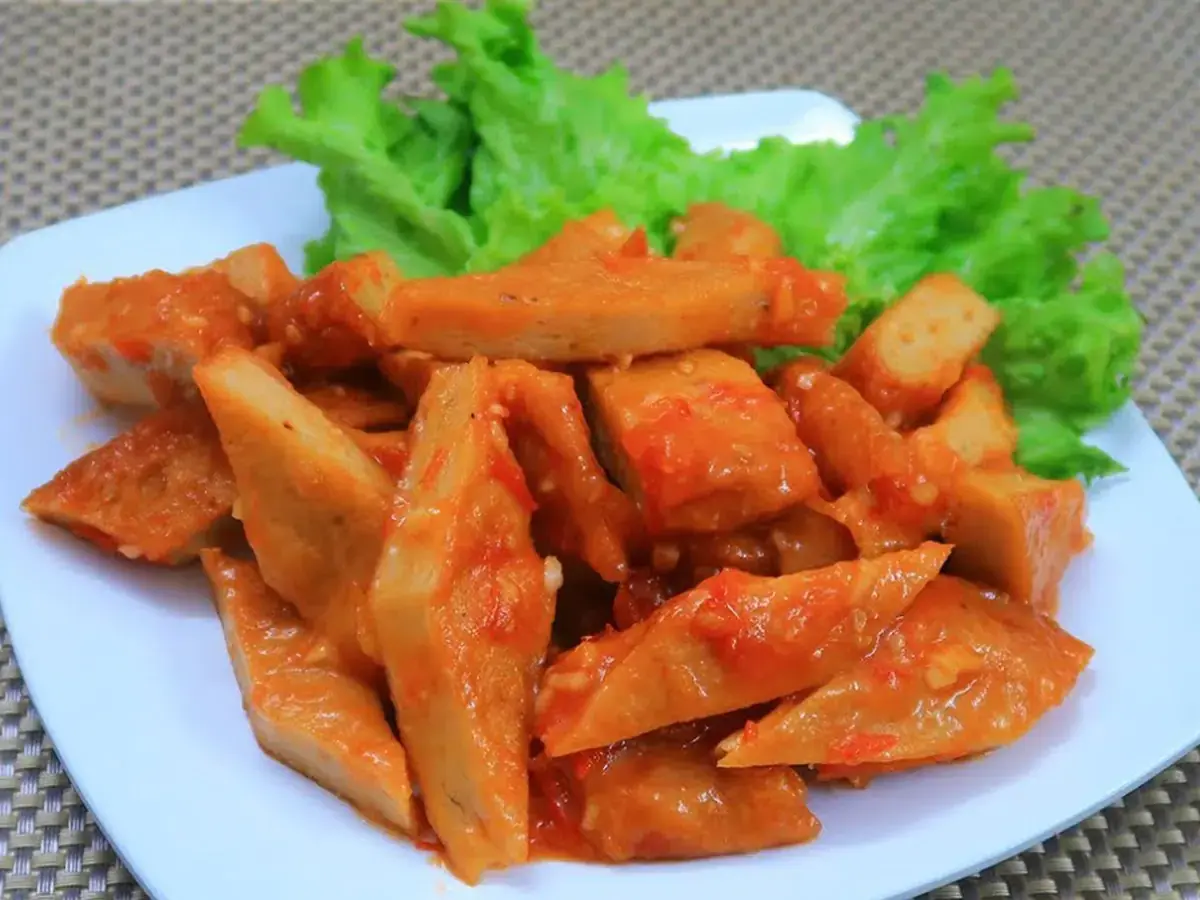 Chả cá có hương vị rất dai ngon