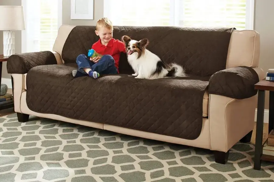 Bọc ghế sofa giúp bạn bảo vệ khỏi thú cưng cào rách lớp da