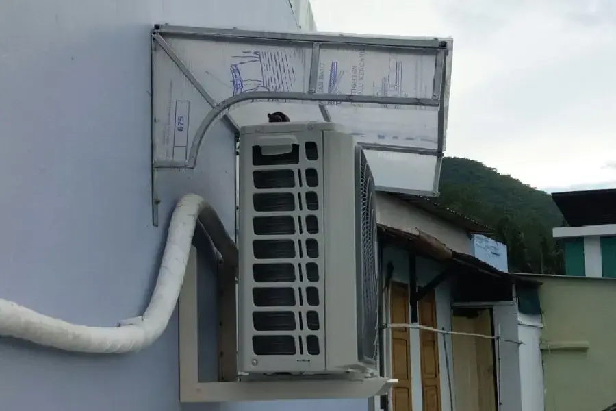 Nên lắp mái che cho cục nóng điều hòa để thiết bị được bền hơn