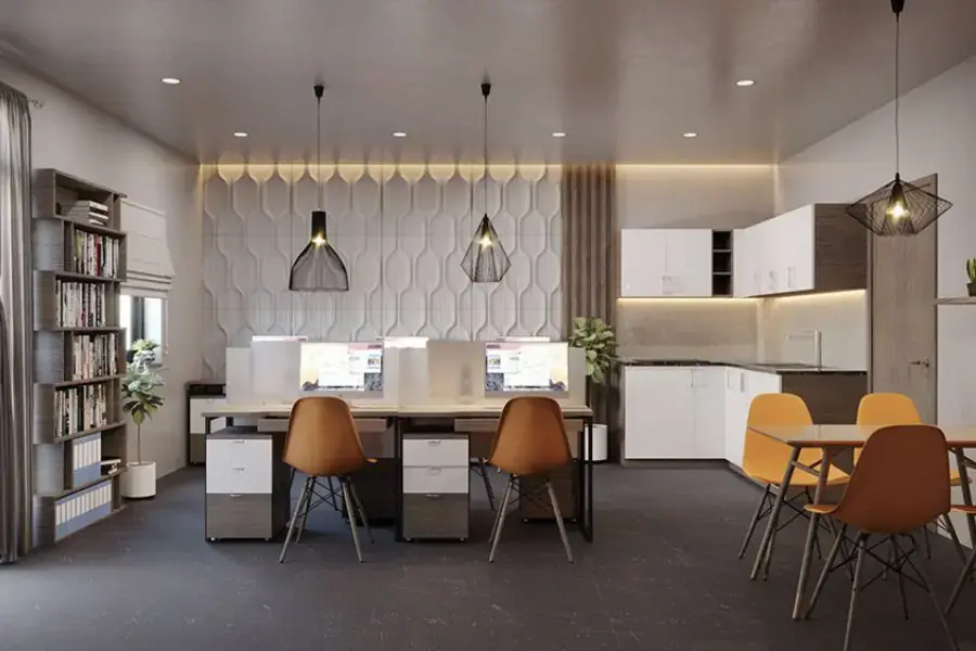 Sử dụng hệ thống đèn trang trí cho căn hộ Officetel