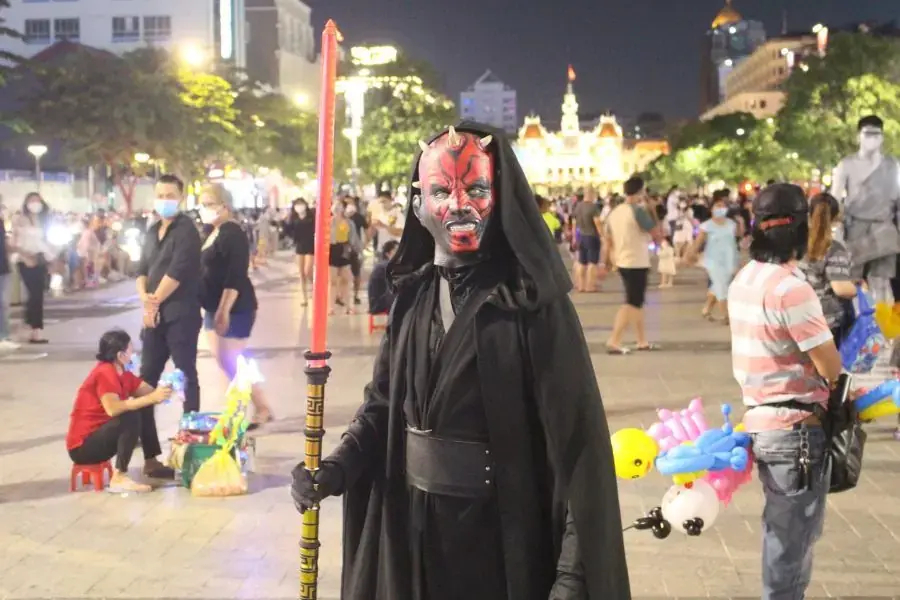 Không chỉ riêng các nước phương Tây, mặt nạ Halloween cũng dần xuất hiện phổ biến trên thế giới.