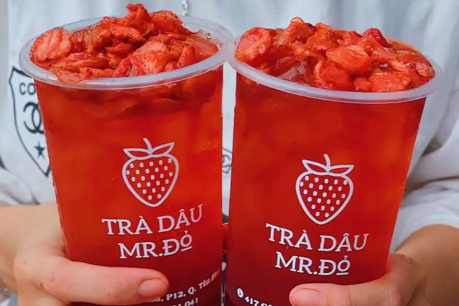 Mòn trà dâu Mr. Đỏ chua ngọt hấp dẫn