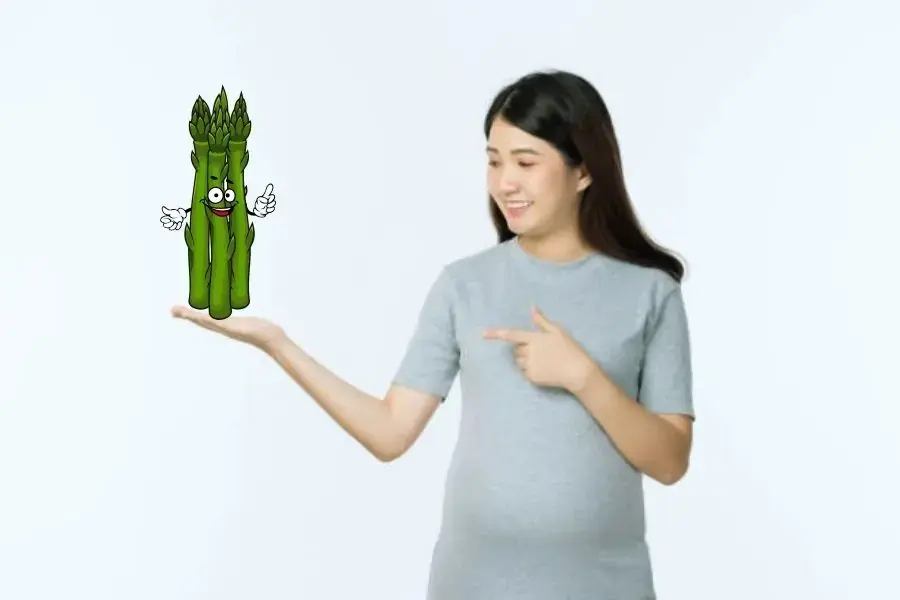 Folate trong măng tây giúp thai nhi trong giai đoạn đầu được phát triển khỏe mạnh và ngăn ngừa dị tật.