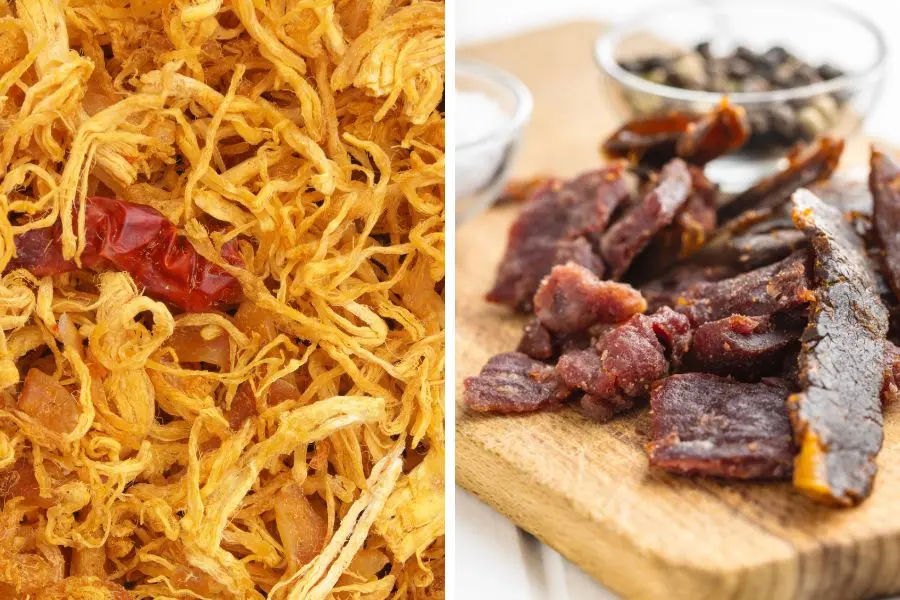 Khô bò, khô gà - món ăn vặt nhâm nhi ngày Tết khó lòng chối từ.