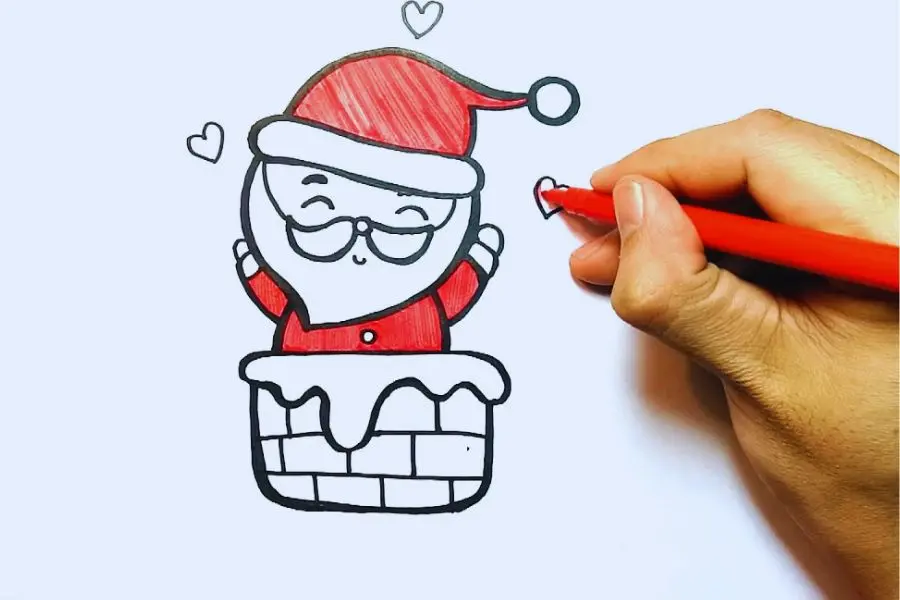 Hình ảnh Ông già Noel hiền hậu dễ thương.