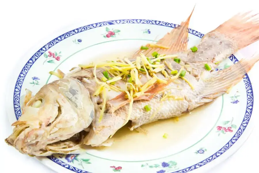 Cá diêu hồng hay cá lóc đều phù hợp để làm món cá hấp hành gừng
